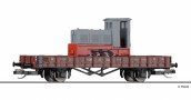 [Podzimn� novinky Tillig] &rarr;&nbsp;[Podzimn� novinky Tillig]&nbsp;&rarr;&nbsp;502901: &Prime;Niederbordwagen der DR, beladen mit Feldbahnlok &Prime;&Prime;Eisenwerke West&Prime;&Prime; &Prime;